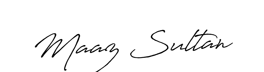 It looks lik you need a new signature style for name Maaz Sultan. Design unique handwritten (Antro_Vectra_Bolder) signature with our free signature maker in just a few clicks. Maaz Sultan signature style 7 images and pictures png