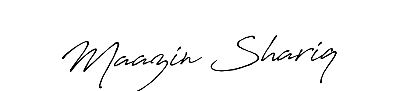 if you are searching for the best signature style for your name Maazin Shariq. so please give up your signature search. here we have designed multiple signature styles  using Antro_Vectra_Bolder. Maazin Shariq signature style 7 images and pictures png