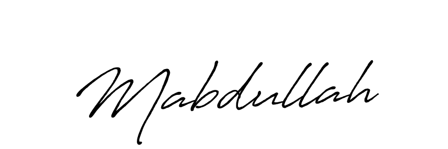 Mabdullah stylish signature style. Best Handwritten Sign (Antro_Vectra_Bolder) for my name. Handwritten Signature Collection Ideas for my name Mabdullah. Mabdullah signature style 7 images and pictures png