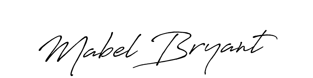 Make a beautiful signature design for name Mabel Bryant. With this signature (Antro_Vectra_Bolder) style, you can create a handwritten signature for free. Mabel Bryant signature style 7 images and pictures png