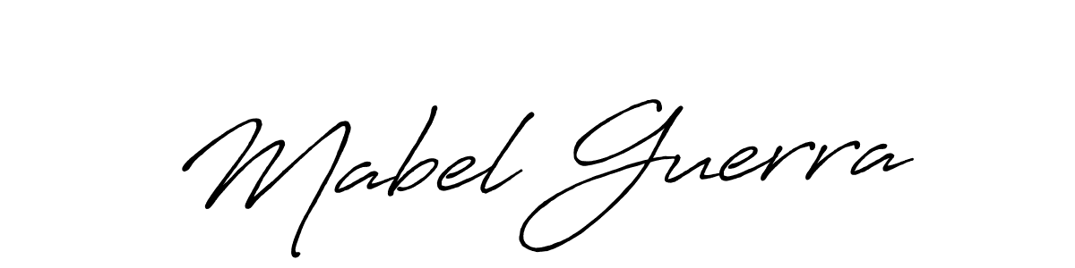 Mabel Guerra stylish signature style. Best Handwritten Sign (Antro_Vectra_Bolder) for my name. Handwritten Signature Collection Ideas for my name Mabel Guerra. Mabel Guerra signature style 7 images and pictures png