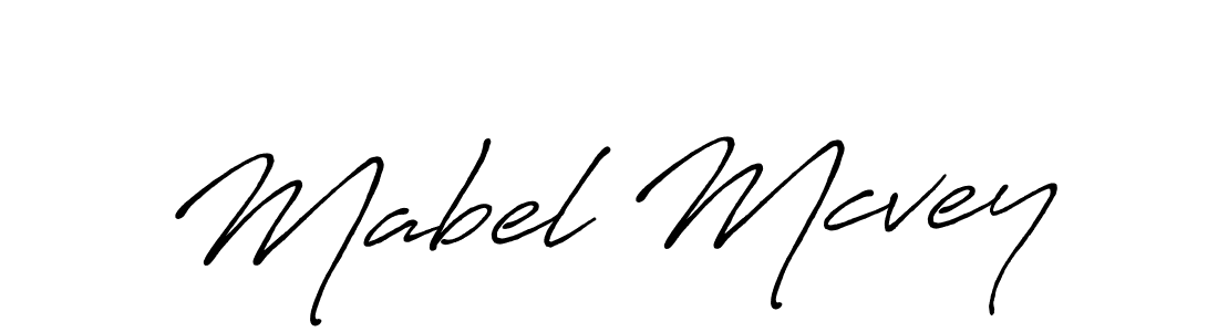 Design your own signature with our free online signature maker. With this signature software, you can create a handwritten (Antro_Vectra_Bolder) signature for name Mabel Mcvey. Mabel Mcvey signature style 7 images and pictures png