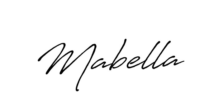 How to make Mabella signature? Antro_Vectra_Bolder is a professional autograph style. Create handwritten signature for Mabella name. Mabella signature style 7 images and pictures png