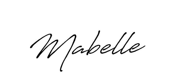 Mabelle stylish signature style. Best Handwritten Sign (Antro_Vectra_Bolder) for my name. Handwritten Signature Collection Ideas for my name Mabelle. Mabelle signature style 7 images and pictures png