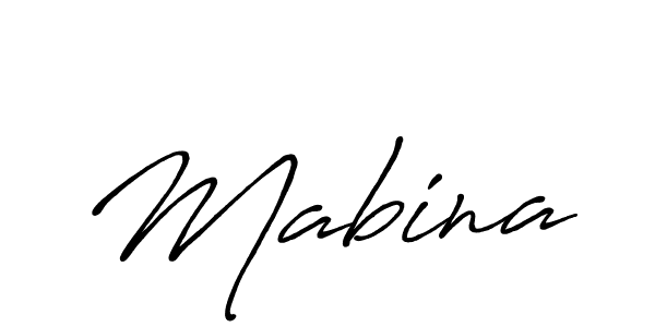 Also we have Mabina name is the best signature style. Create professional handwritten signature collection using Antro_Vectra_Bolder autograph style. Mabina signature style 7 images and pictures png