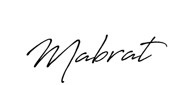 Make a beautiful signature design for name Mabrat. With this signature (Antro_Vectra_Bolder) style, you can create a handwritten signature for free. Mabrat signature style 7 images and pictures png