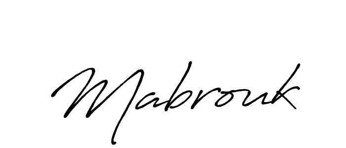 Make a beautiful signature design for name Mabrouk. With this signature (Antro_Vectra_Bolder) style, you can create a handwritten signature for free. Mabrouk signature style 7 images and pictures png