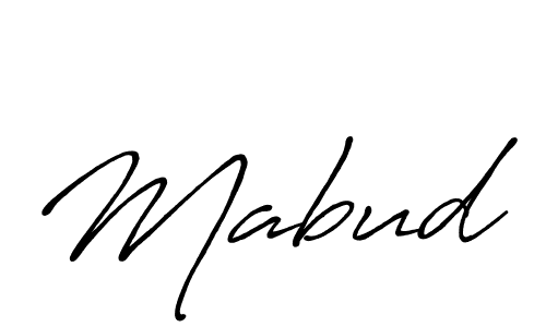 Make a beautiful signature design for name Mabud. With this signature (Antro_Vectra_Bolder) style, you can create a handwritten signature for free. Mabud signature style 7 images and pictures png