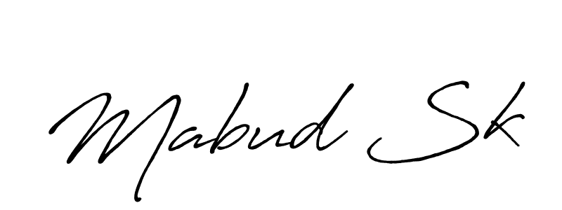 It looks lik you need a new signature style for name Mabud Sk. Design unique handwritten (Antro_Vectra_Bolder) signature with our free signature maker in just a few clicks. Mabud Sk signature style 7 images and pictures png