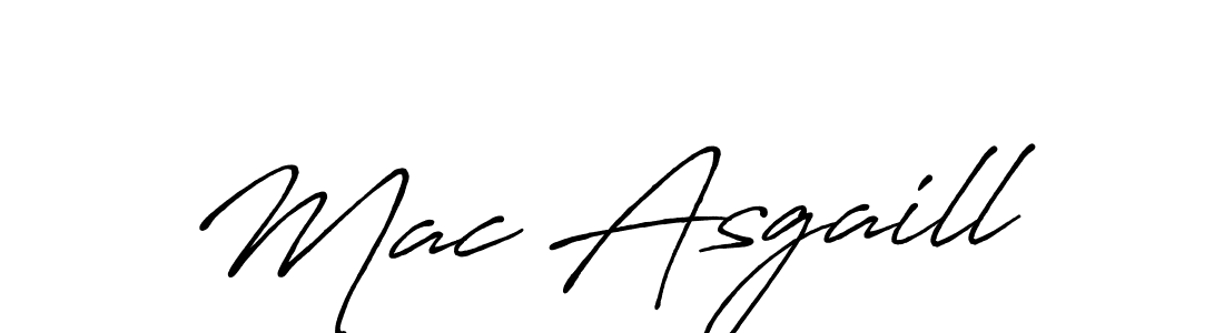 Mac Asgaill stylish signature style. Best Handwritten Sign (Antro_Vectra_Bolder) for my name. Handwritten Signature Collection Ideas for my name Mac Asgaill. Mac Asgaill signature style 7 images and pictures png