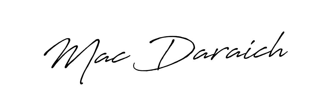 Make a beautiful signature design for name Mac Daraich. With this signature (Antro_Vectra_Bolder) style, you can create a handwritten signature for free. Mac Daraich signature style 7 images and pictures png