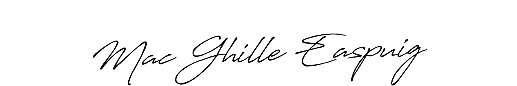 Use a signature maker to create a handwritten signature online. With this signature software, you can design (Antro_Vectra_Bolder) your own signature for name Mac Ghille Easpuig. Mac Ghille Easpuig signature style 7 images and pictures png