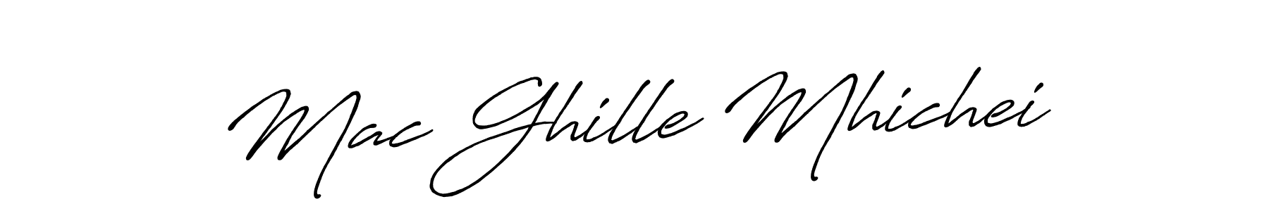 See photos of Mac Ghille Mhichei official signature by Spectra . Check more albums & portfolios. Read reviews & check more about Antro_Vectra_Bolder font. Mac Ghille Mhichei signature style 7 images and pictures png