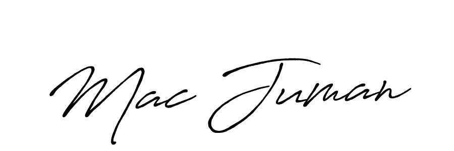 Also we have Mac Juman name is the best signature style. Create professional handwritten signature collection using Antro_Vectra_Bolder autograph style. Mac Juman signature style 7 images and pictures png