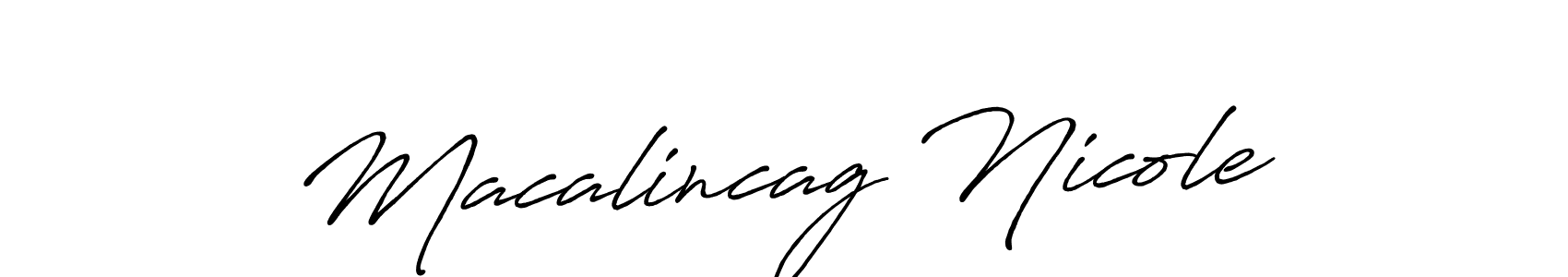 Check out images of Autograph of Macalincag Nicole name. Actor Macalincag Nicole Signature Style. Antro_Vectra_Bolder is a professional sign style online. Macalincag Nicole signature style 7 images and pictures png