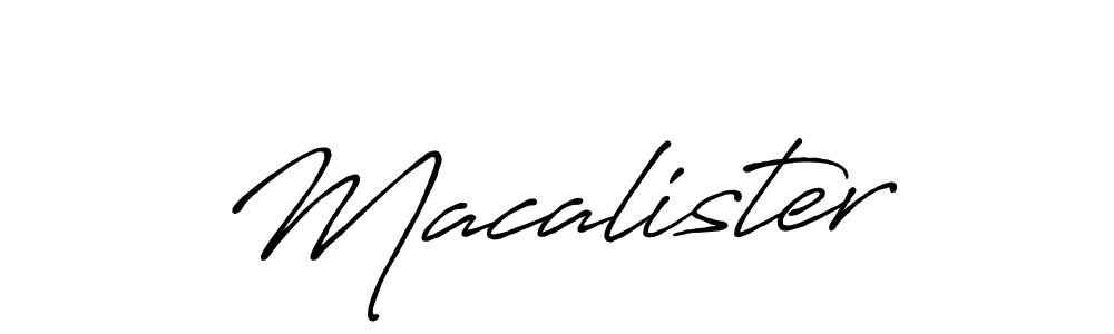 The best way (Antro_Vectra_Bolder) to make a short signature is to pick only two or three words in your name. The name Macalister include a total of six letters. For converting this name. Macalister signature style 7 images and pictures png