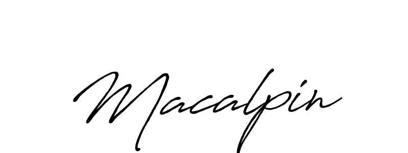 Also You can easily find your signature by using the search form. We will create Macalpin name handwritten signature images for you free of cost using Antro_Vectra_Bolder sign style. Macalpin signature style 7 images and pictures png