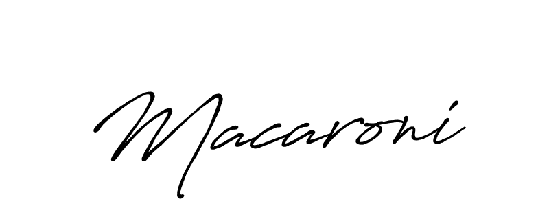 The best way (Antro_Vectra_Bolder) to make a short signature is to pick only two or three words in your name. The name Macaroni include a total of six letters. For converting this name. Macaroni signature style 7 images and pictures png