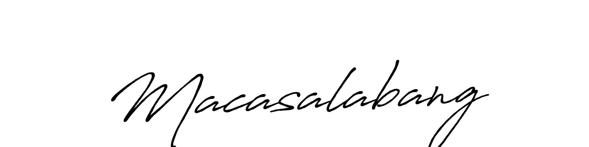 Antro_Vectra_Bolder is a professional signature style that is perfect for those who want to add a touch of class to their signature. It is also a great choice for those who want to make their signature more unique. Get Macasalabang name to fancy signature for free. Macasalabang signature style 7 images and pictures png