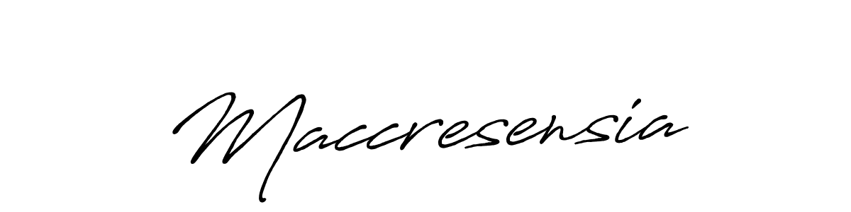 Antro_Vectra_Bolder is a professional signature style that is perfect for those who want to add a touch of class to their signature. It is also a great choice for those who want to make their signature more unique. Get Maccresensia name to fancy signature for free. Maccresensia signature style 7 images and pictures png