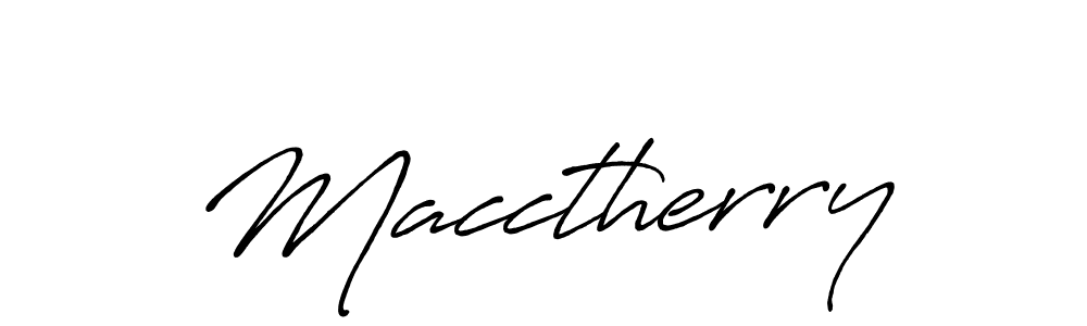 You should practise on your own different ways (Antro_Vectra_Bolder) to write your name (Macctherry) in signature. don't let someone else do it for you. Macctherry signature style 7 images and pictures png
