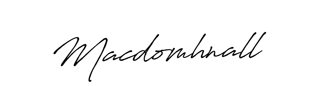 Design your own signature with our free online signature maker. With this signature software, you can create a handwritten (Antro_Vectra_Bolder) signature for name Macdomhnall. Macdomhnall signature style 7 images and pictures png