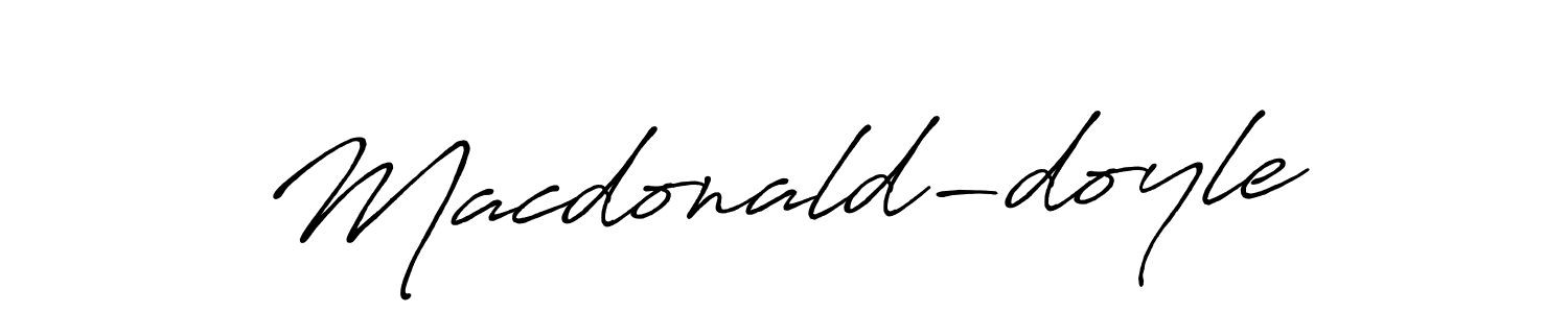 if you are searching for the best signature style for your name Macdonald-doyle. so please give up your signature search. here we have designed multiple signature styles  using Antro_Vectra_Bolder. Macdonald-doyle signature style 7 images and pictures png