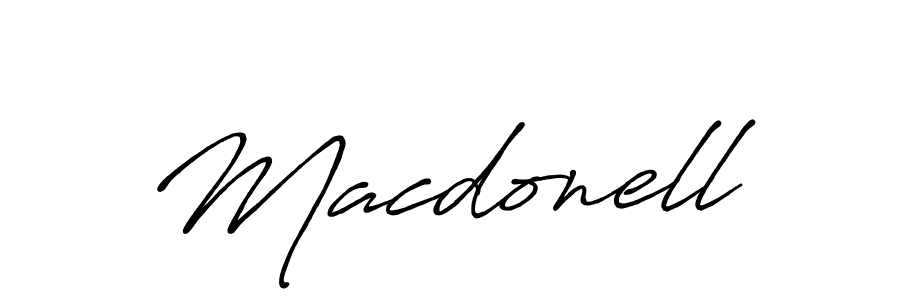 Make a beautiful signature design for name Macdonell. With this signature (Antro_Vectra_Bolder) style, you can create a handwritten signature for free. Macdonell signature style 7 images and pictures png