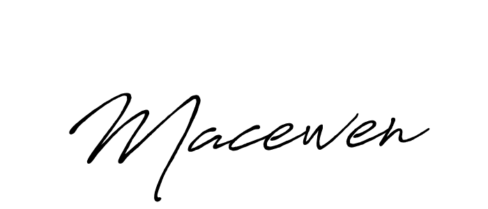 Design your own signature with our free online signature maker. With this signature software, you can create a handwritten (Antro_Vectra_Bolder) signature for name Macewen. Macewen signature style 7 images and pictures png