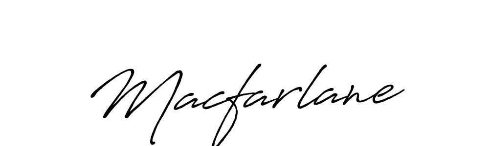Design your own signature with our free online signature maker. With this signature software, you can create a handwritten (Antro_Vectra_Bolder) signature for name Macfarlane. Macfarlane signature style 7 images and pictures png
