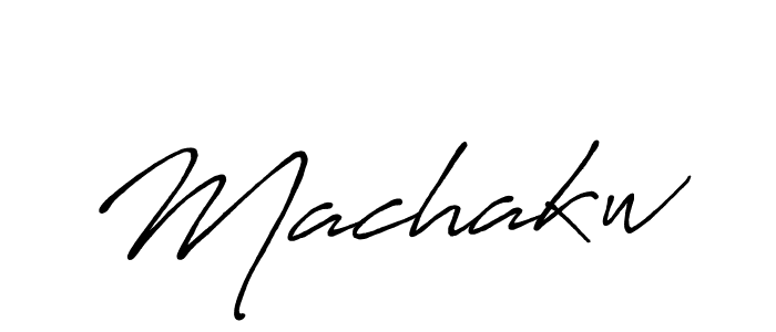 How to Draw Machakw signature style? Antro_Vectra_Bolder is a latest design signature styles for name Machakw. Machakw signature style 7 images and pictures png