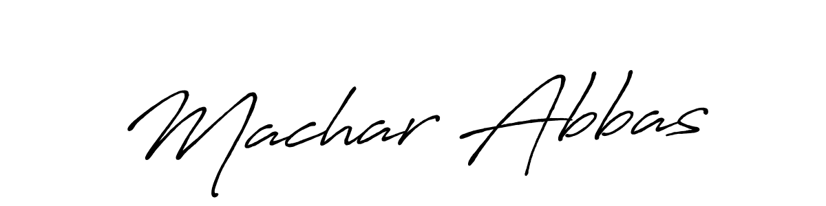 This is the best signature style for the Machar Abbas name. Also you like these signature font (Antro_Vectra_Bolder). Mix name signature. Machar Abbas signature style 7 images and pictures png