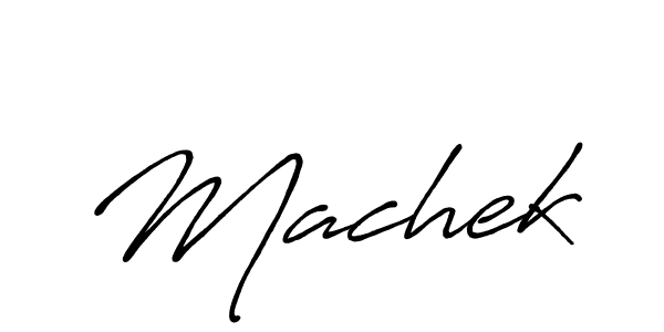 How to make Machek signature? Antro_Vectra_Bolder is a professional autograph style. Create handwritten signature for Machek name. Machek signature style 7 images and pictures png