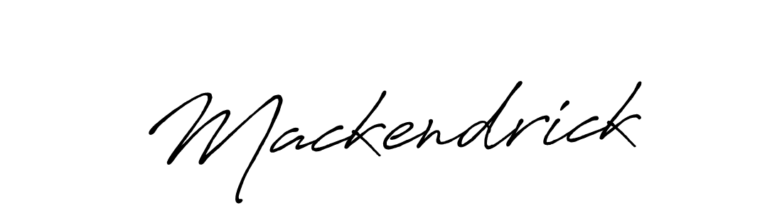 Use a signature maker to create a handwritten signature online. With this signature software, you can design (Antro_Vectra_Bolder) your own signature for name Mackendrick. Mackendrick signature style 7 images and pictures png