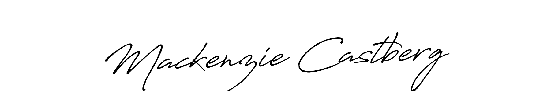 Design your own signature with our free online signature maker. With this signature software, you can create a handwritten (Antro_Vectra_Bolder) signature for name Mackenzie Castberg. Mackenzie Castberg signature style 7 images and pictures png