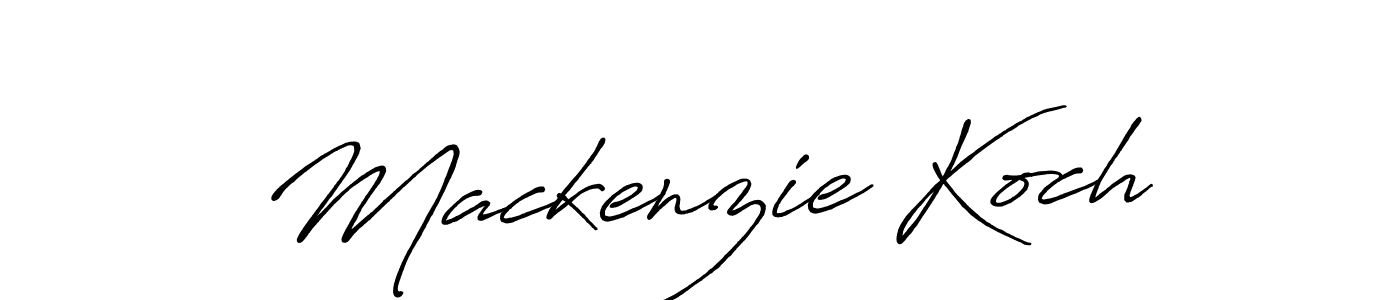 Also we have Mackenzie Koch name is the best signature style. Create professional handwritten signature collection using Antro_Vectra_Bolder autograph style. Mackenzie Koch signature style 7 images and pictures png