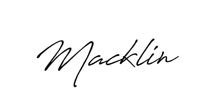 How to make Macklin name signature. Use Antro_Vectra_Bolder style for creating short signs online. This is the latest handwritten sign. Macklin signature style 7 images and pictures png