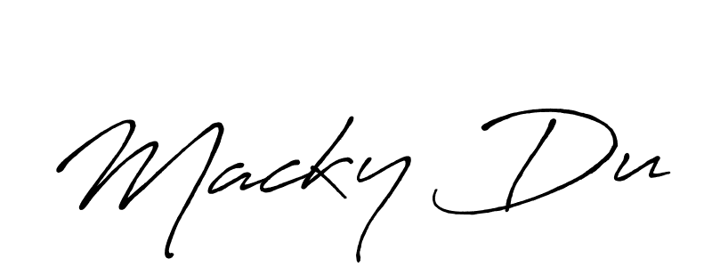 How to Draw Macky Du signature style? Antro_Vectra_Bolder is a latest design signature styles for name Macky Du. Macky Du signature style 7 images and pictures png