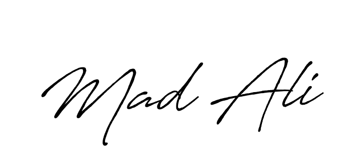Make a beautiful signature design for name Mad Ali. With this signature (Antro_Vectra_Bolder) style, you can create a handwritten signature for free. Mad Ali signature style 7 images and pictures png