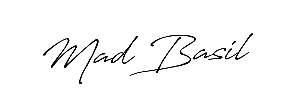 Also we have Mad Basil  name is the best signature style. Create professional handwritten signature collection using Antro_Vectra_Bolder autograph style. Mad Basil  signature style 7 images and pictures png