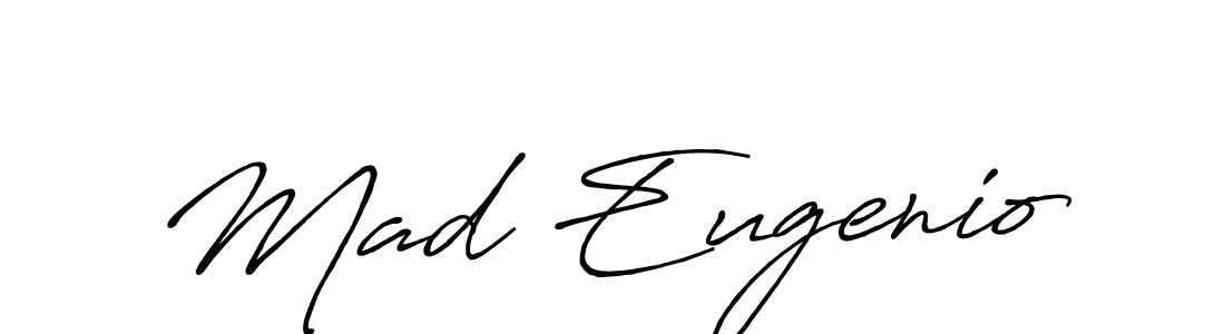 The best way (Antro_Vectra_Bolder) to make a short signature is to pick only two or three words in your name. The name Mad Eugenio include a total of six letters. For converting this name. Mad Eugenio signature style 7 images and pictures png