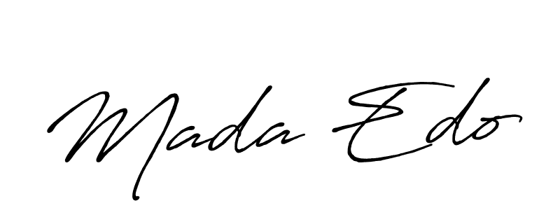 Create a beautiful signature design for name Mada Edo. With this signature (Antro_Vectra_Bolder) fonts, you can make a handwritten signature for free. Mada Edo signature style 7 images and pictures png