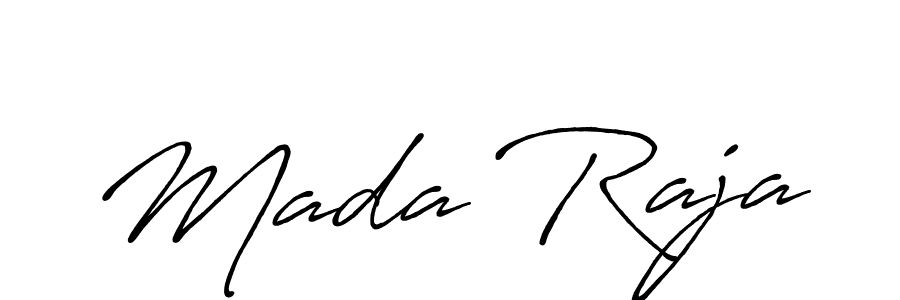 Also we have Mada Raja name is the best signature style. Create professional handwritten signature collection using Antro_Vectra_Bolder autograph style. Mada Raja signature style 7 images and pictures png