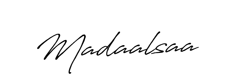 Also we have Madaalsaa name is the best signature style. Create professional handwritten signature collection using Antro_Vectra_Bolder autograph style. Madaalsaa signature style 7 images and pictures png