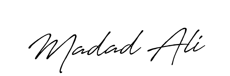 You can use this online signature creator to create a handwritten signature for the name Madad Ali. This is the best online autograph maker. Madad Ali signature style 7 images and pictures png