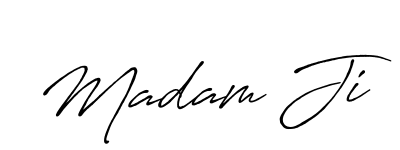 The best way (Antro_Vectra_Bolder) to make a short signature is to pick only two or three words in your name. The name Madam Ji include a total of six letters. For converting this name. Madam Ji signature style 7 images and pictures png