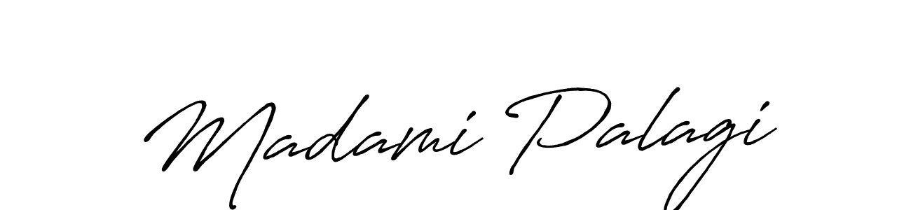 It looks lik you need a new signature style for name Madami Palagi. Design unique handwritten (Antro_Vectra_Bolder) signature with our free signature maker in just a few clicks. Madami Palagi signature style 7 images and pictures png