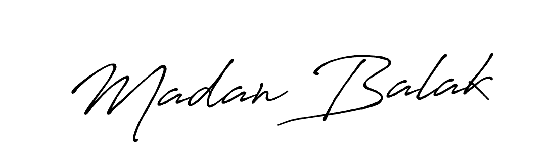 Make a beautiful signature design for name Madan Balak. Use this online signature maker to create a handwritten signature for free. Madan Balak signature style 7 images and pictures png