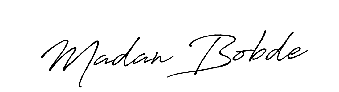 Here are the top 10 professional signature styles for the name Madan Bobde. These are the best autograph styles you can use for your name. Madan Bobde signature style 7 images and pictures png