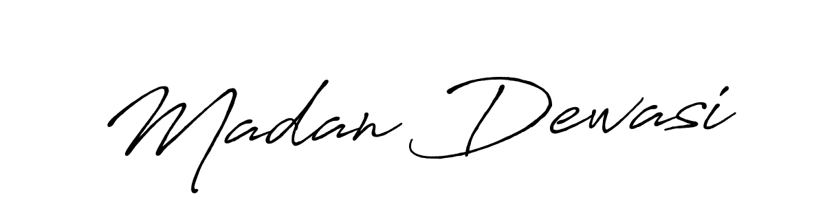 Make a beautiful signature design for name Madan Dewasi. Use this online signature maker to create a handwritten signature for free. Madan Dewasi signature style 7 images and pictures png